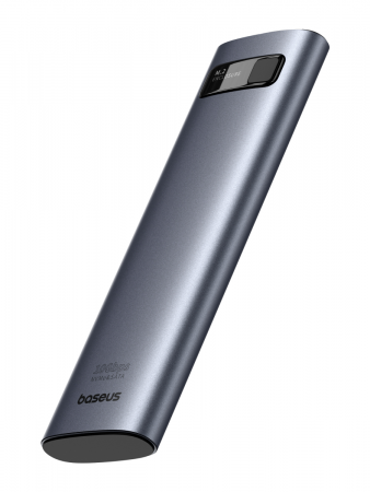 SSD Бокс Baseus FlyJoy Series SSD Enclosure(M.2 NVMe and SATA) Серый (B00760600811-02)