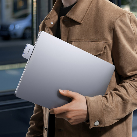 USB-концентратор Baseus UltraJoy Series 2-Port HUB USB-C - USB3.0*2 (B0005280E811-00) Серый