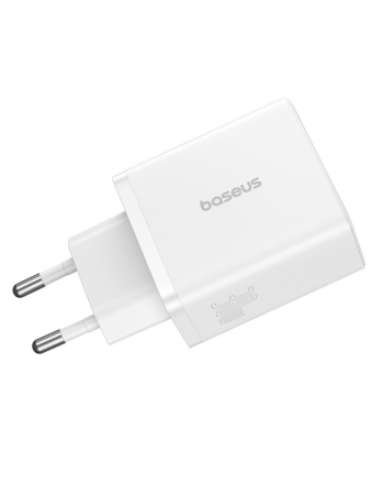 Сетевое зарядное устройство OS-Baseus Cube Fast Charger 2U+C 30W EU Белый (P10111402213-00) 