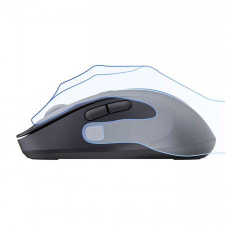 Беспроводная мышь Baseus F02 Ergonomic Wireless Mouse Чёрный (B01055505111-01)