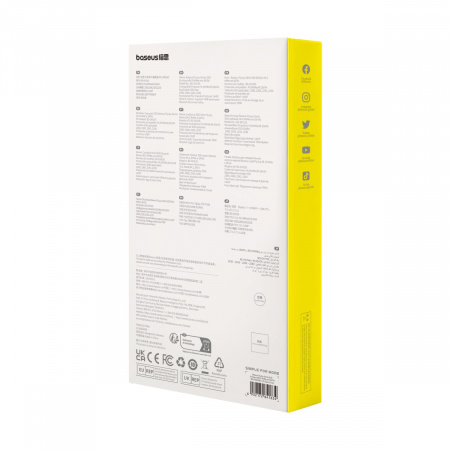 Бокс для жесткого диска Baseus FlyJoy Series SSD Enclosure (M.2 NVMe and SATA) серый (B00760600811-00)