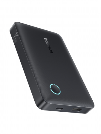 Повербанк Baseus EnerFill FP11 10000mAh 15W Чёрный (в комплекте Type-C - Type-C кабель 30см) (P1008210C123-00)