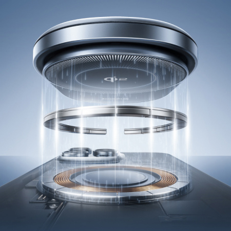 Автомобильное магнитное зарядное устройство Baseus PrimeTrip VC1 Pro Magnetic Wireless Charging Car Mount Qi2 Air Vent Version (C40169009123-00) Чёрное