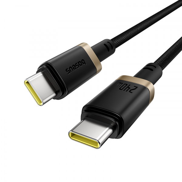 Кабель Baseus Dura Fast Charging Data Cable USB-C - USB-C 240W 1м Чёрный (P10377803U03-00)