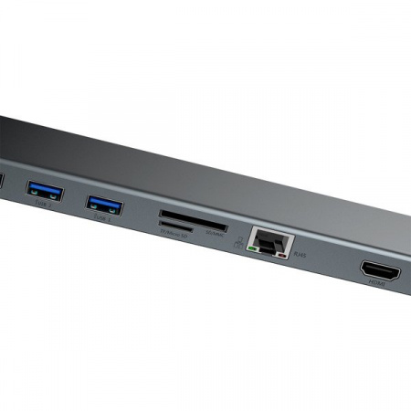 USB-концентратор Baseus Enjoyment Series Type-C Notebook HUB (CATSX-G0G) Серый