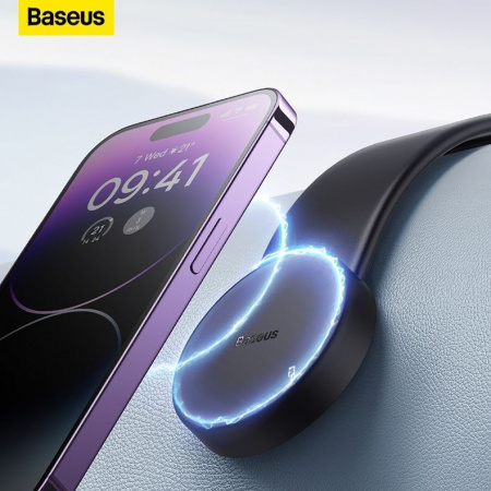 Магнитный автомобильный держатель Baseus C02 Magnetic Phone Holder Черный (SUCC000201)