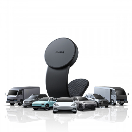 Магнитный автомобильный держатель Baseus C02 Magnetic Phone Holder Черный (SUCC000201)