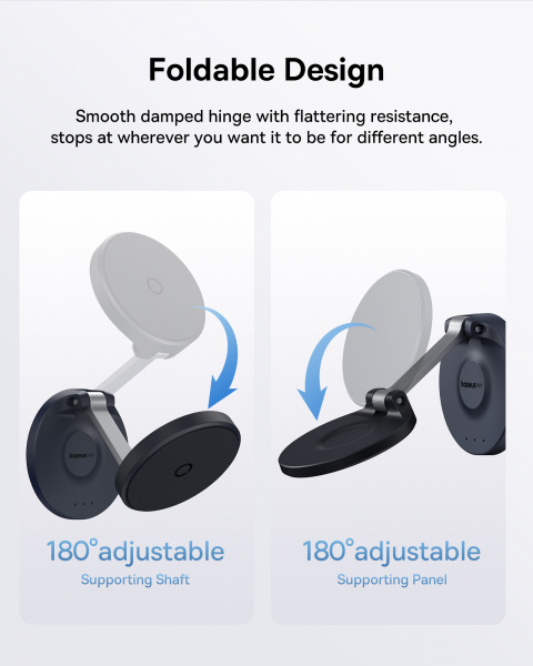 Держатель для телефона магнитный самоклеющийся Baseus MagPro Magnetic черный (B10564101121-00)