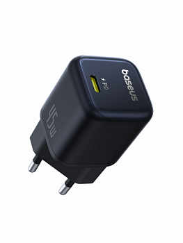 Сетевое зарядное устройство OS-Baseus PicoGo GaN Fast Charger 1C 45W EU Чёрный (P10176800123-00)