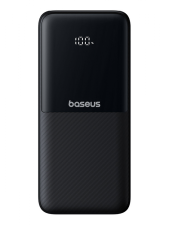 Повербанк Baseus Lipow Dual-Cable Power Bank with Digital Display 10000mAh 22.5W Чёрный ( в комплекте кабель USB-A - USB-C 0.2м) (P10079101123-00)