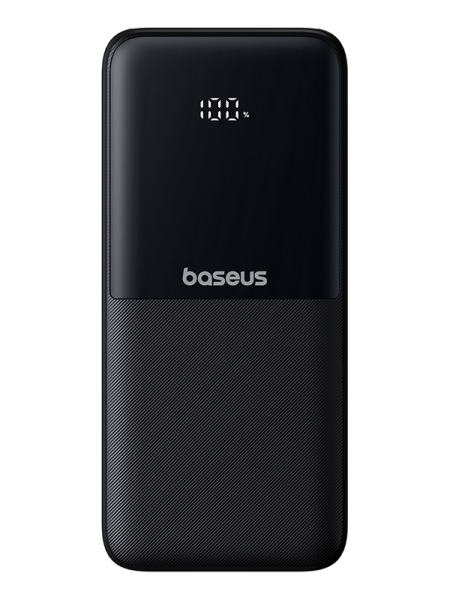 Повербанк Baseus Lipow Dual-Cable Power Bank with Digital Display 10000mAh 22.5W Чёрный ( в комплекте кабель USB-A - USB-C 0.2м) (P10079101123-00)