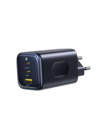 Сетевое зарядное устройство Baseus PicoGo AE11 Fast Charger 2C+U 100W EU Чёрный (E0121400)