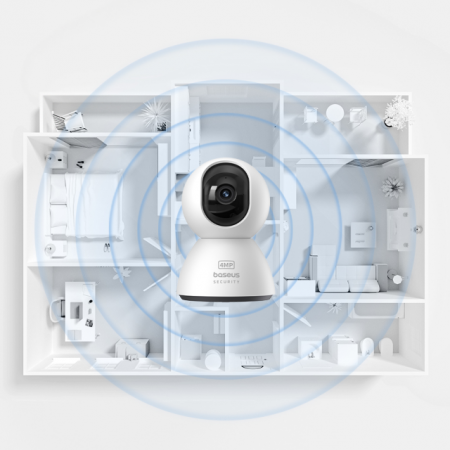 Камера домашняя Baseus Security P1 Indoor Camera 3K EU Белая (S0TV012132)