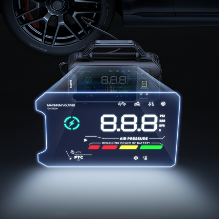 Стартер (Пусковое устройство для авто) DB-Baseus PrimeTrip VJ1 4-в-1 3000A Чёрный (C0119901)