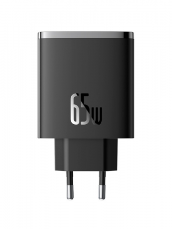 Сетевое зарядное устройство OS-Baseus Cube Pro Fast Charger 2C+U 65W EU Чёрный (P10152301113-00)