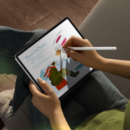 Стилус Baseus Smooth Writing 2 Stylus with LED Indicators беспроводной Белый (USB-C кабель и активный наконечник в комплекте) (P80015802213-03)