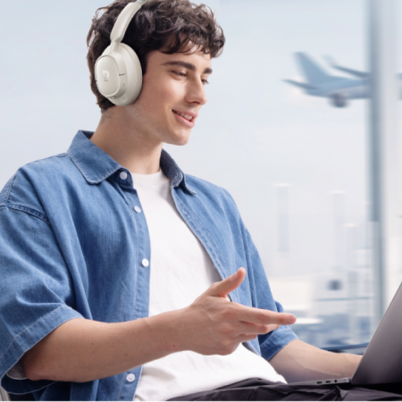 Беспроводные наушники Baseus Bass BH1 NC Wireless Noise Cancelling Headphones Чёрный (A0203703)