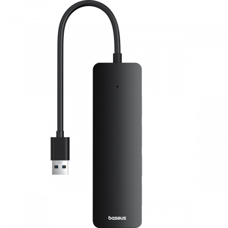 Хаб Baseus UltraJoy Series 4-Port  HUB Lite провод 15cm черный（USBA to USB3.0*4）(B0005280B111-00)