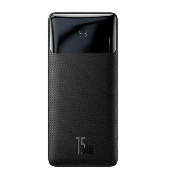 Внешний аккумулятор Baseus Bipow Digital Display Power bank 30000mAh 15W Чёрный (PPDML-K01, PPBD050201)