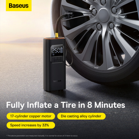 Беспроводной насос (компрессор) Baseus SuperMini Pro Series Wireless Car Inflator Черный (C11159300111-00) Беспроводной насос (компрессор) Baseus SuperMini Pro Series Wireless Car Inflator Черный (C11159300111-00)