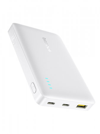 Повербанк Baseus EnerFill FP21 10000mAh 22.5W Белый (в комплекте Type-C - Type-C кабель 30см) (P1008210D213-00)