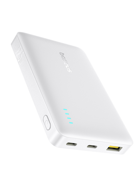 Повербанк Baseus EnerFill FP21 10000mAh 22.5W Белый (в комплекте Type-C - Type-C кабель 30см) (P1008210D213-00)