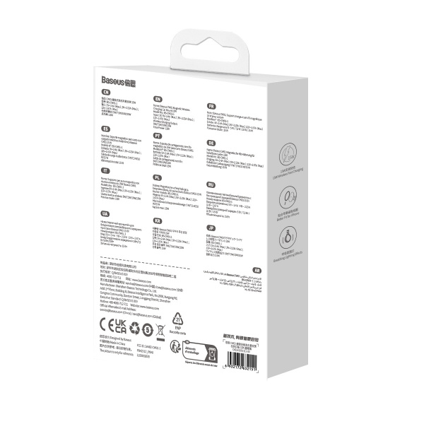 Автомобильное беспроводное магнитное зарядное устройство Baseus CW01 Magnetic Wireless Charging Car Mount Air Vent Version 15W (C40141001111-00) Черное