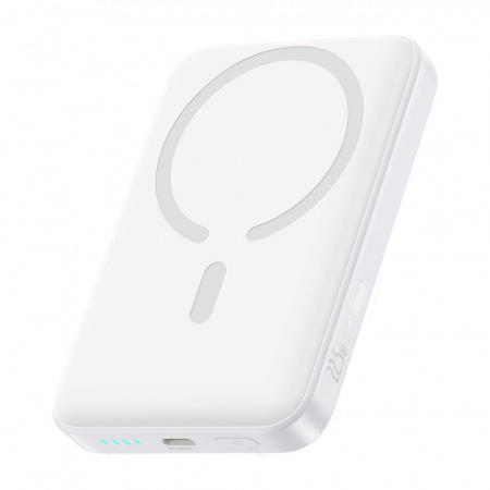 Повербанк Baseus EnerFill FM11 Ultra-Mini Magnetic 10000mAh 22.5W Белый (в комплекте Type-C - Type-C кабель 30см) (P1008210E213-00)