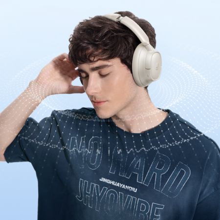 Беспроводные наушники Baseus Bass BH1 NC Wireless Noise Cancelling Headphones Чёрный (A0203703)