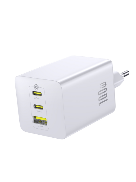 Сетевое зарядное устройство Baseus EnerFill FE11 Fast Charger 2C+U 100W EU Белый (P10182102213-00)