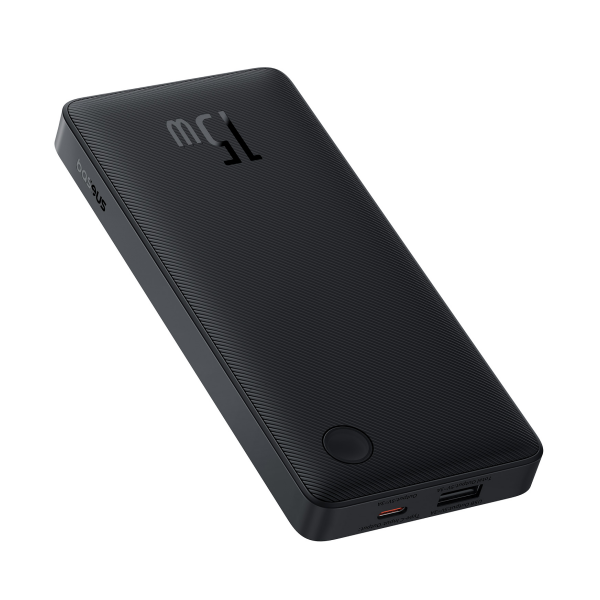 Внешний аккумулятор Baseus Airpow Lite 10000mAh 15ВтUSB/Type-C Чёрный (P10067500123-00)