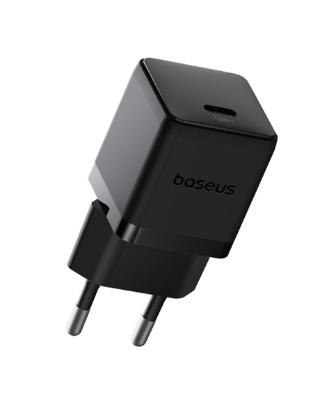 Сетевое зарядное устройство Baseus Palm Fast Charger 1C 30W EU Чёрный (в комплекте кабель Type-C - Type-C 60W(20V/3A) 1м) (P10111605113-01)