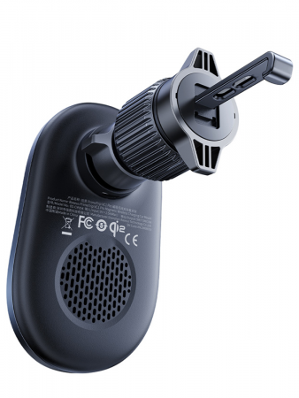 Автомобильное магнитное зарядное устройство Baseus PrimeTrip VC1 Pro Magnetic Wireless Charging Car Mount Qi2 Air Vent Version (C40169009123-00) Чёрное