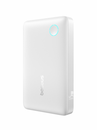 Повербанк Baseus EnerFill FP11 10000mAh 15W Белый (в комплекте Type-C - Type-C кабель 30см) (P1008210C213-00)