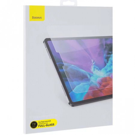Защитное стекло Baseus 0.3mm Full-glass Tempered Glass Film для iPad mini 4/5 (7.9inch) (Pasting Artifact) Transparent (SGBL020902)