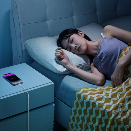 Кабель Baseus Explorer Series Fast Charging Cable with Smart Temperature Control USB - Apple Lightning 2.4A 1m (CATS010002) Белый