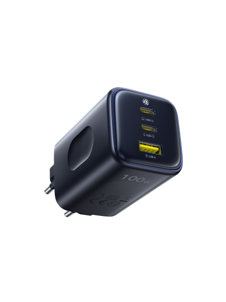 Сетевое зарядное устройство Baseus PicoGo AE11 Fast Charger 2C+U 100W EU Чёрный (E0121400)