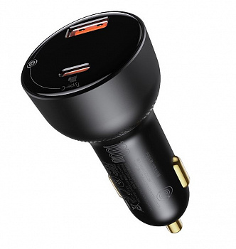 Автомобильная зарядка Baseus Supreme Digital Display PPS DUAL 100W + Кабель Type С - Type C (TZCCZX-01) Автомобильная зарядка Baseus Supreme Digital Display PPS DUAL 100W + Кабель Type С - Type C (TZCCZX-01)