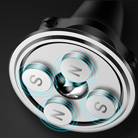 Автомобильный магнитный держатель OS-Baseus Magnetic Car Mount Phone Holder with Cable Clip Air Vent Version Чёрный (C40141201113-00)