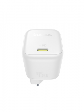 Сетевое зарядное устройство OS-Baseus PicoGo GaN Fast Charger 1C 45W EU Белый (P10176800213-00)