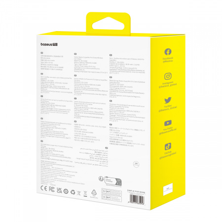 Беспроводной насос (компрессор) Baseus SuperMini Pro Series Wireless Car Inflator Черный (C11159300111-00) Беспроводной насос (компрессор) Baseus SuperMini Pro Series Wireless Car Inflator Черный (C11159300111-00)