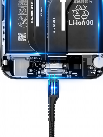 Кабель Baseus Fish-eye Spring Data Cable USB для Type-C 2A 1 метр (CATSR-01)