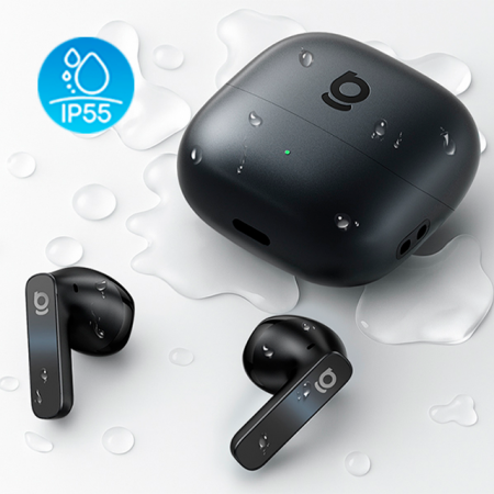 Беспроводные наушники Baseus Bass BS1 NC Semi-in-Ear True Wireless Earbuds Белый (A0010103)
