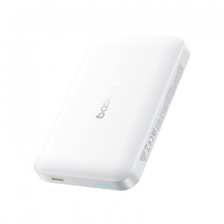 Повербанк Baseus EnerFill FM11 Magnetic 10000mAh 30W Белый (в комплетке USB-C - USB-C кабель 30см) (E0028703)