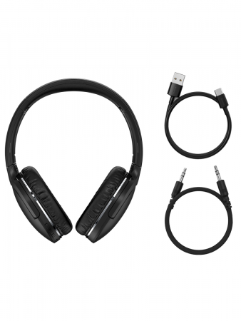 Наушники Baseus Encok Wireless headphone D02 Pro Черный (NGTD010301)