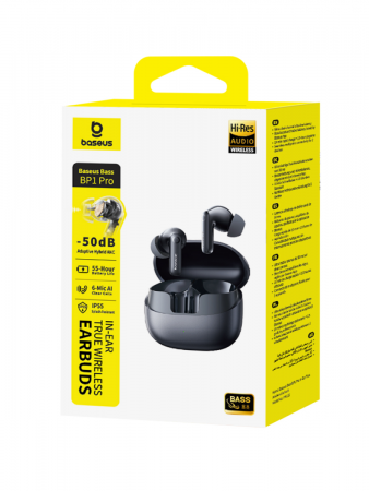 Наушники OS-Baseus Bass BP1 Pro In-Ear True Wireless Earbuds Чёрный (A0010504)
