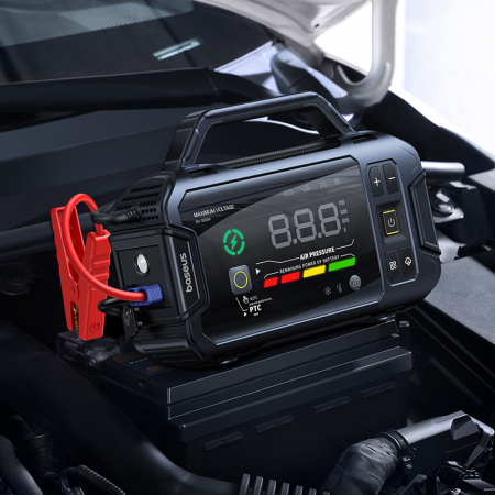 Стартер (Пусковое устройство для авто) DB-Baseus PrimeTrip VJ1 4-в-1 3000A Чёрный (C0119901)