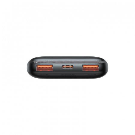 Внешний аккумулятор Baseus Bipow Pro Digital Display Fast Charge Power Bank 10000mAh 20W черный с кабелем USB to Type-C 3A 0.3m Overseas Edition (PPBD040201)