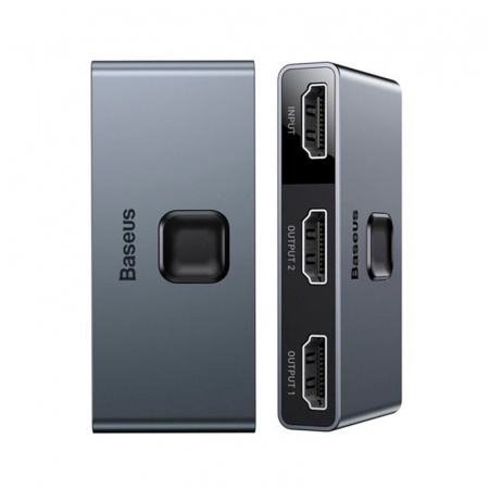 Адаптер Baseus Matrix HDMI Splitter (CAHUB-BC0G) Серый