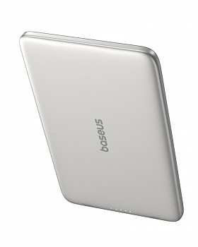 Внешний аккумулятор Baseus PicoGo AM41 Ultra-Slim Magnetic Power Bank 5000mAh 20W Титан (Кабель USB-C - USB-C 60W 30см) (P1007680C853-00)
